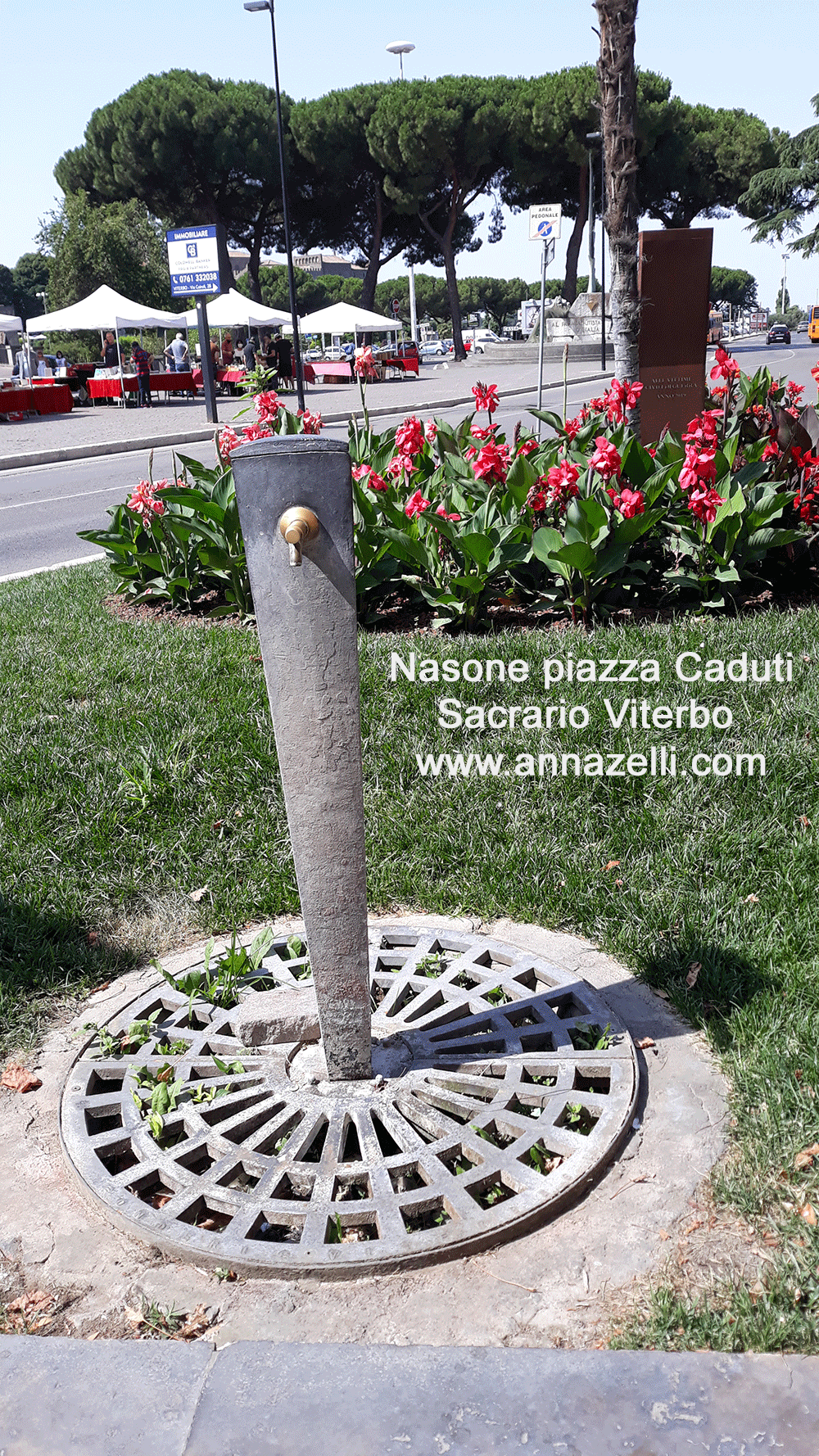 nasone a piazza dei caduti sacrario viterbo info e foto anna zelli