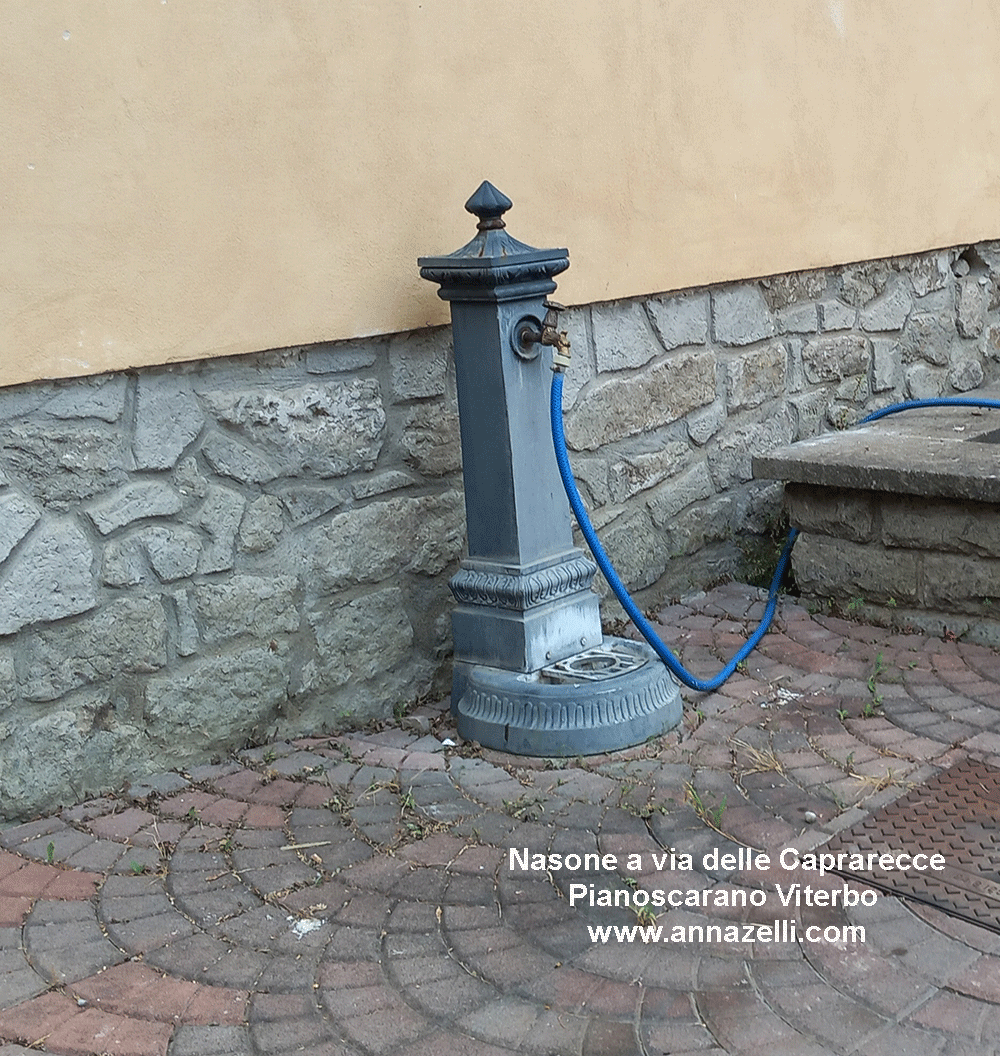 nasone a via delle caprarecce pianoscarano viterbo info e foto anna zelli
