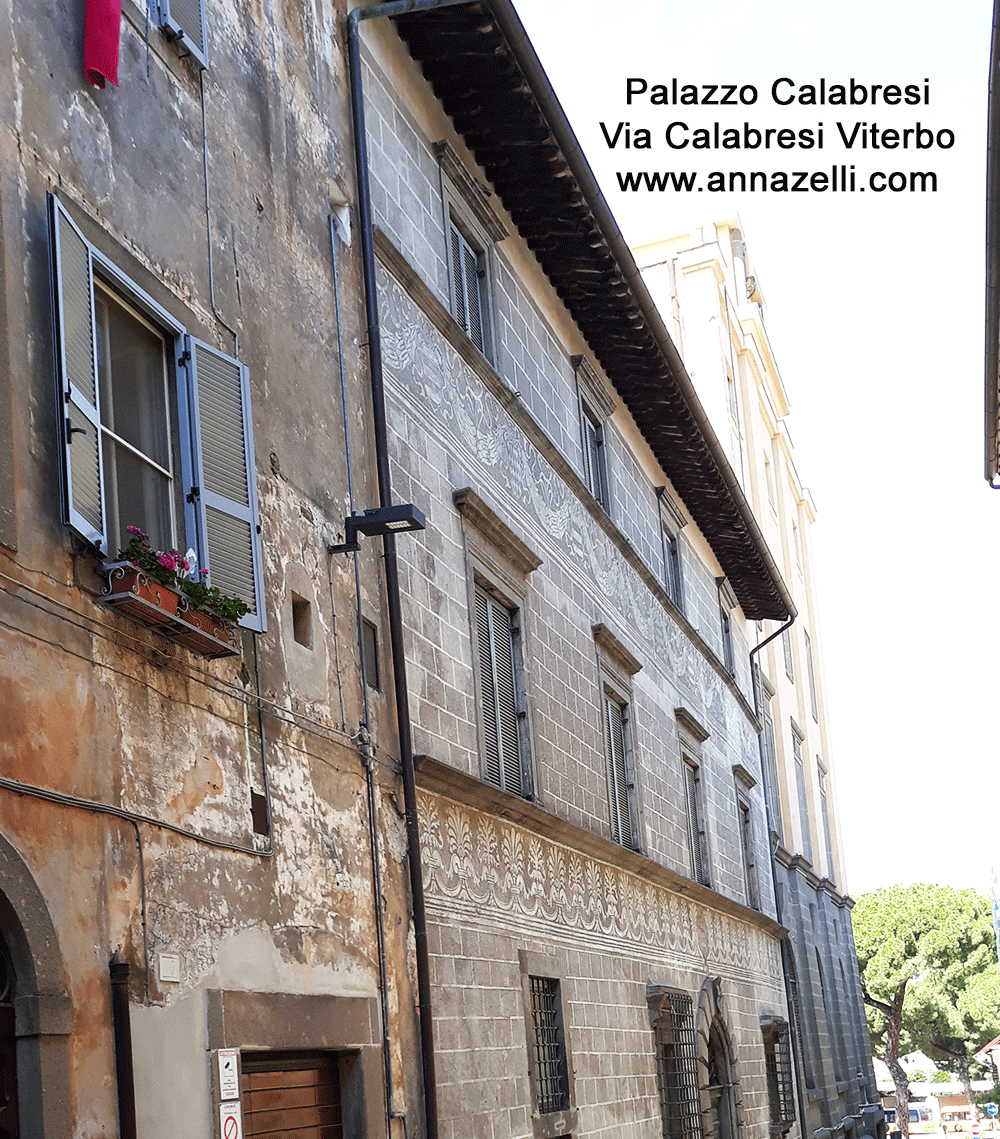 palazzo calabresi via calabresi viterbo info e foto anna zelli