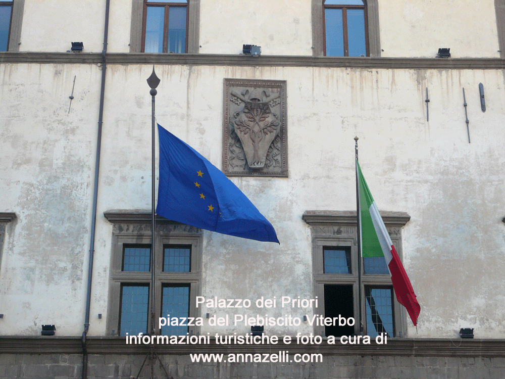 viterbo palazzo dei priori piazza del plebiscito foto anna zelli