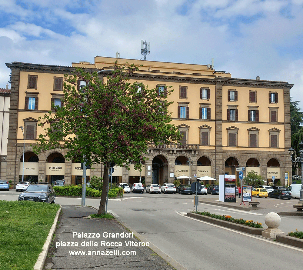 palazzo grandori piazza della rocca viterbo info e foto anna zelli