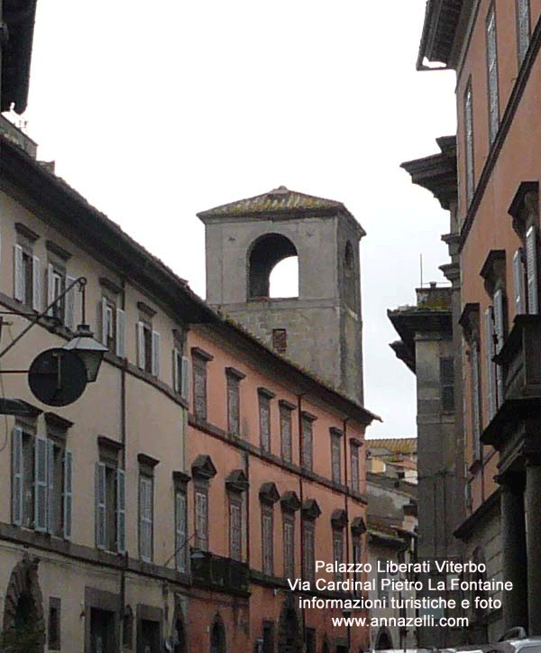 palazzo liberati via cardinal pietro la fontaine viterbo