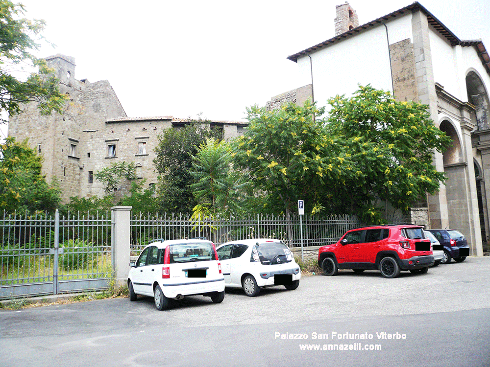 palazzo san fortunato viterbo info e foto anna zelli