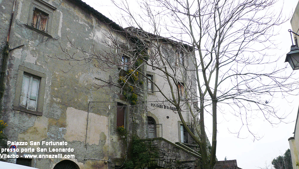 palazzo san leonardo vis san leonardo viterbo info e foto anna zelli