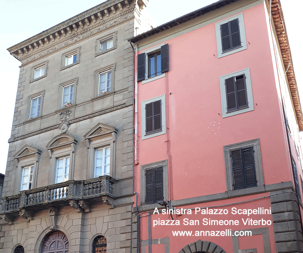 palazzo scapellini piazza san simeone viterbo