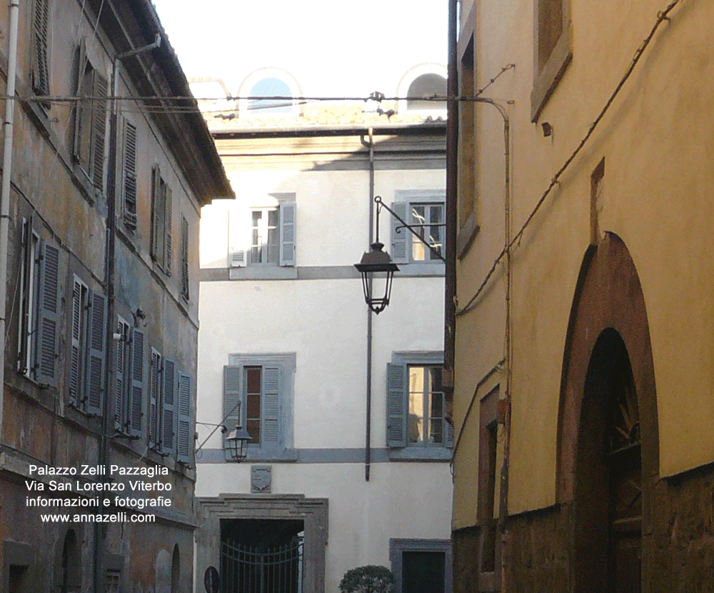 palazzo zelli pazzaglia via san lorenzo viterbo info e foto