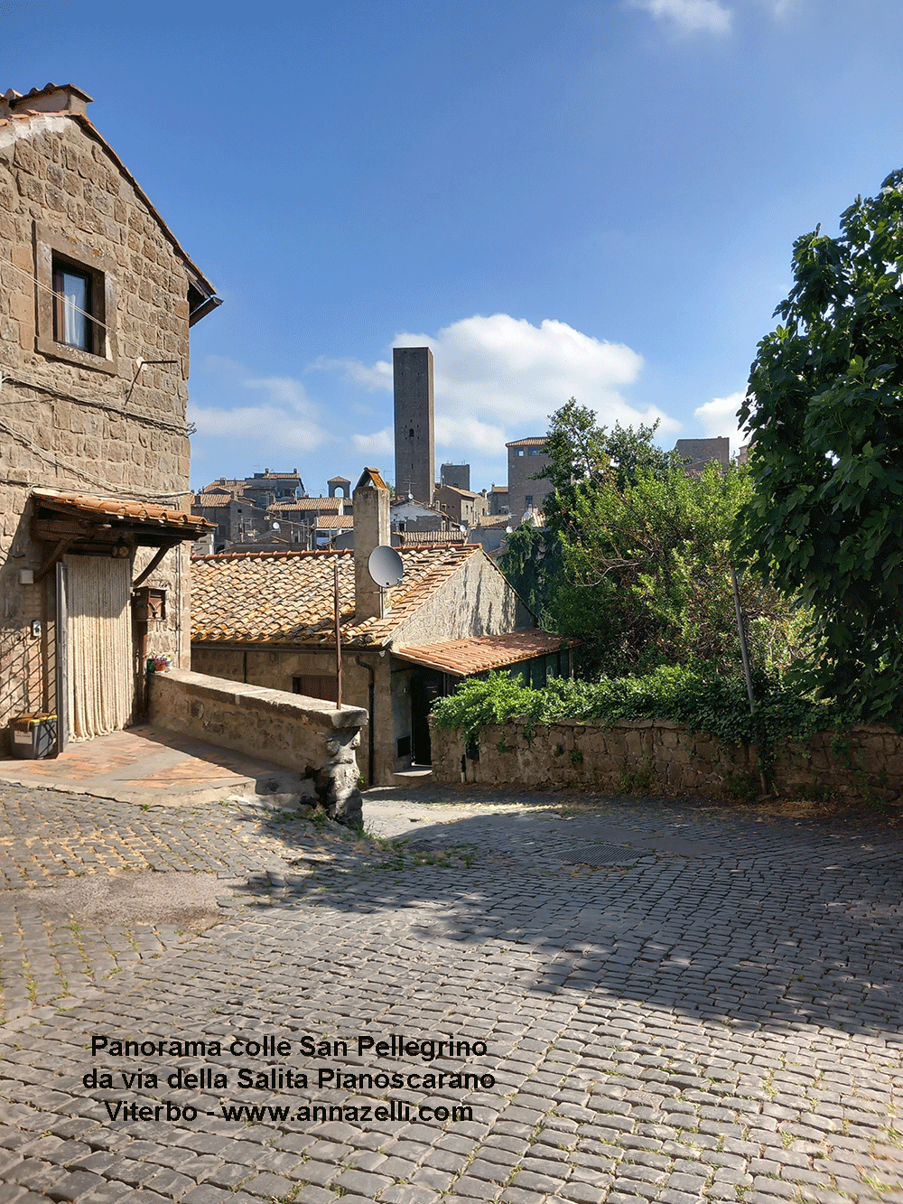 panorama del colle san pellegrino da via della salita pianoscarano viterbo