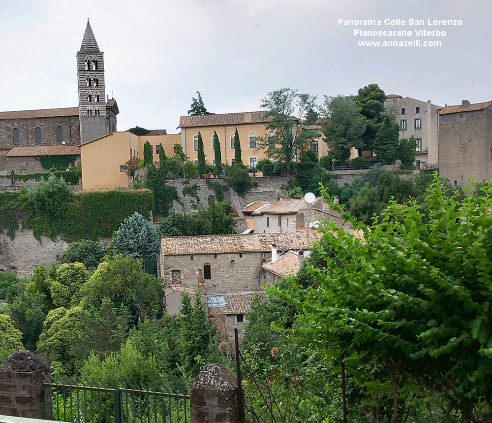 via scotolatori vista colle san lorenzo pianoscarano viterbo centro storico info e foto anna zelli