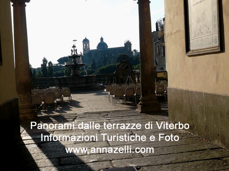 viterbo panorami e vedute dalle terrazze del centro storico