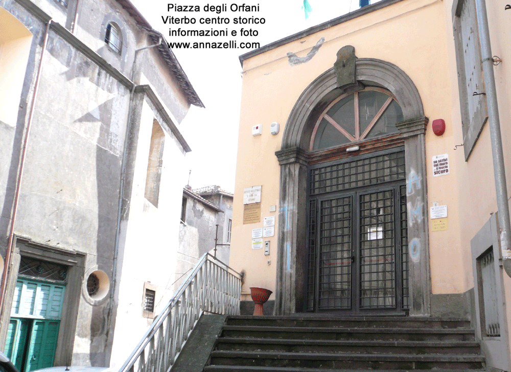 piazza degli orfani viterbo centro storico info e foto