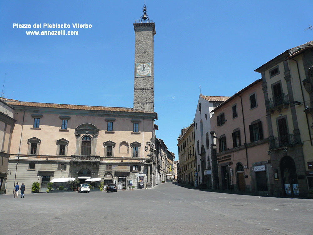 viterbo piazza del plebisicito viterbo centro storico info e foto anna zelli