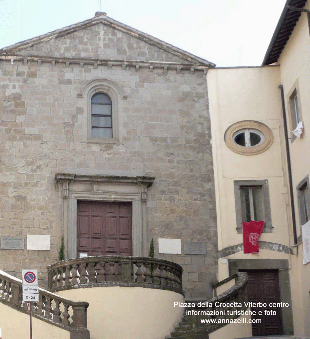 piazza della crovetta viterbo centro storico info e foto anna zelli