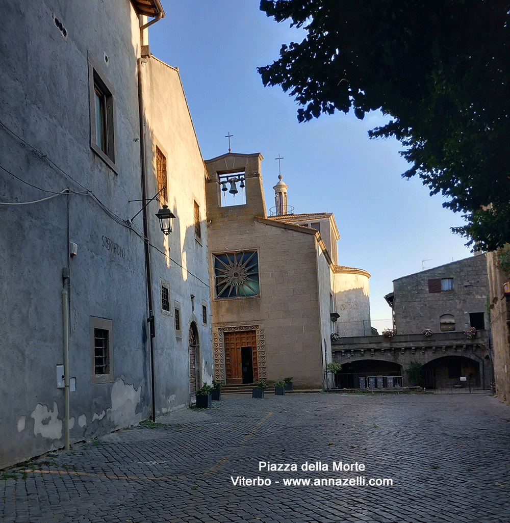 piazza della morte viterbo info e foto anna zelli