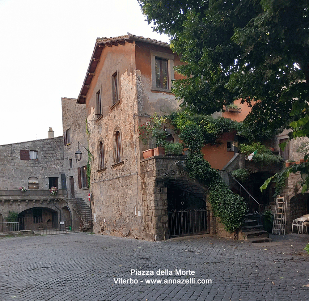 piazza della morte viterbo info e foto anna zelli