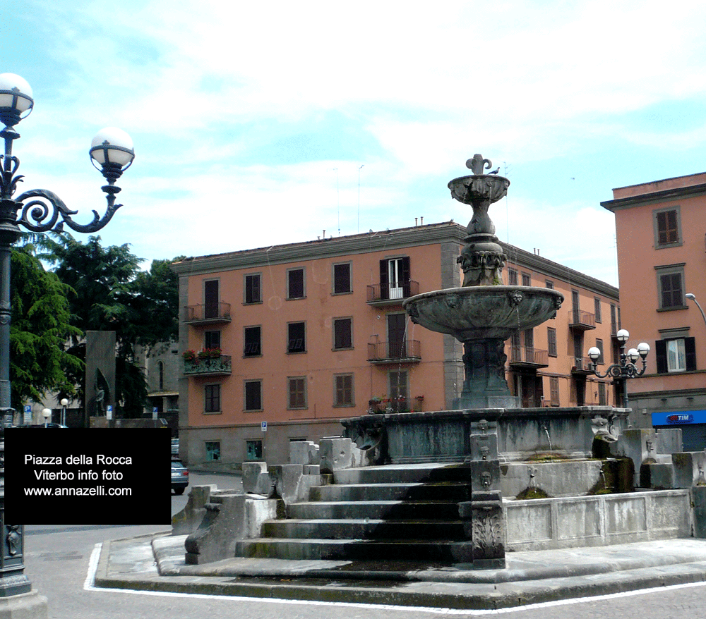 piazza della rocca viterbo informazioni foto anna zelli