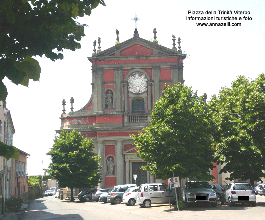 piazza della trinità viterbo centro storico info e foto anna zelli