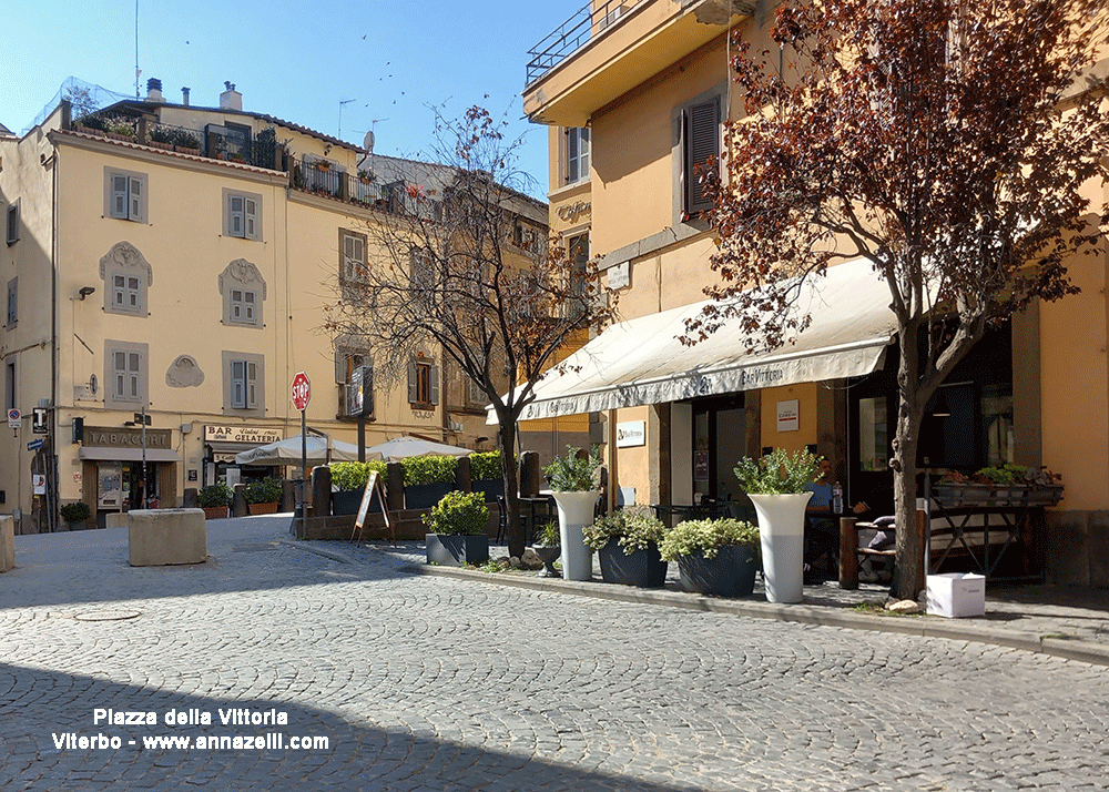 viterbo piazza della vittoria centro storico info e foto anna zelli