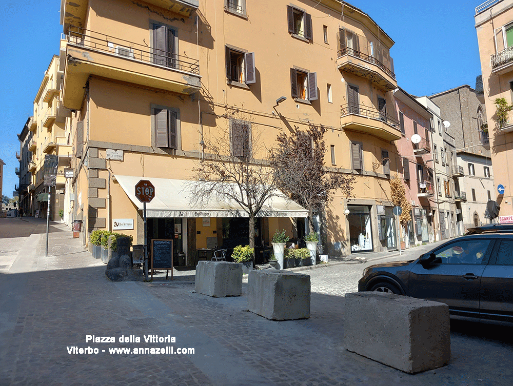 viterbo piazza della vittoria centro storico info e foto anna zelli