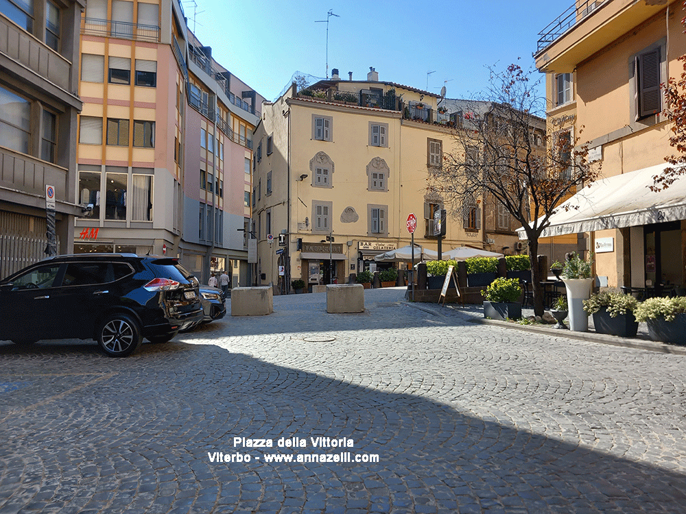 viterbo piazza della vittoria centro storico info e foto anna zelli