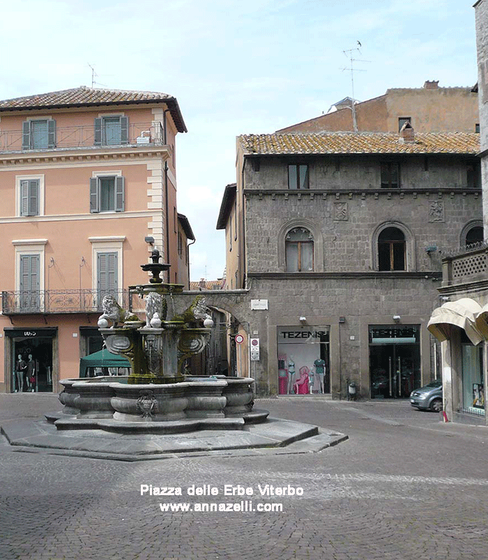 piazza delle erbe viterbo info e foto anna zelli