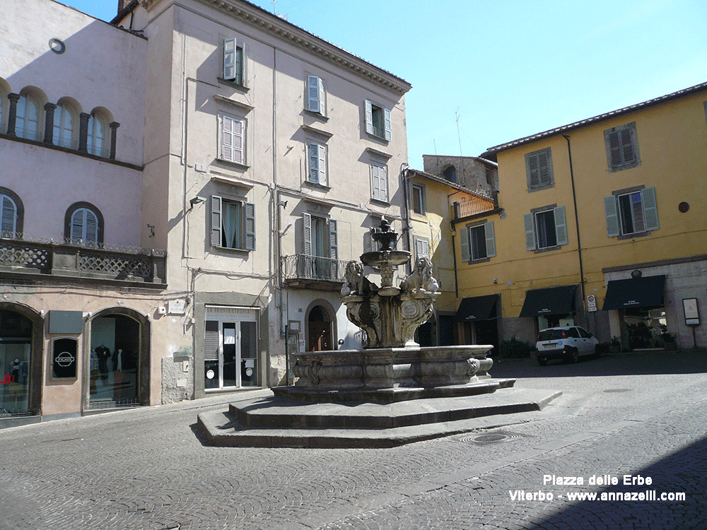 piazza delle Erbe viterbo info e foto anna zelli