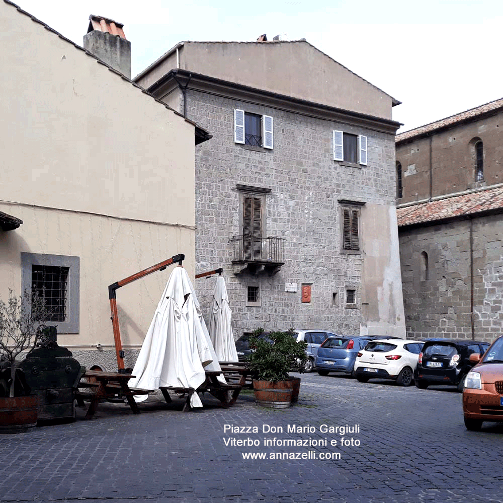 piazza don mario gargiuli viterbo informazioni e foto anna zelli