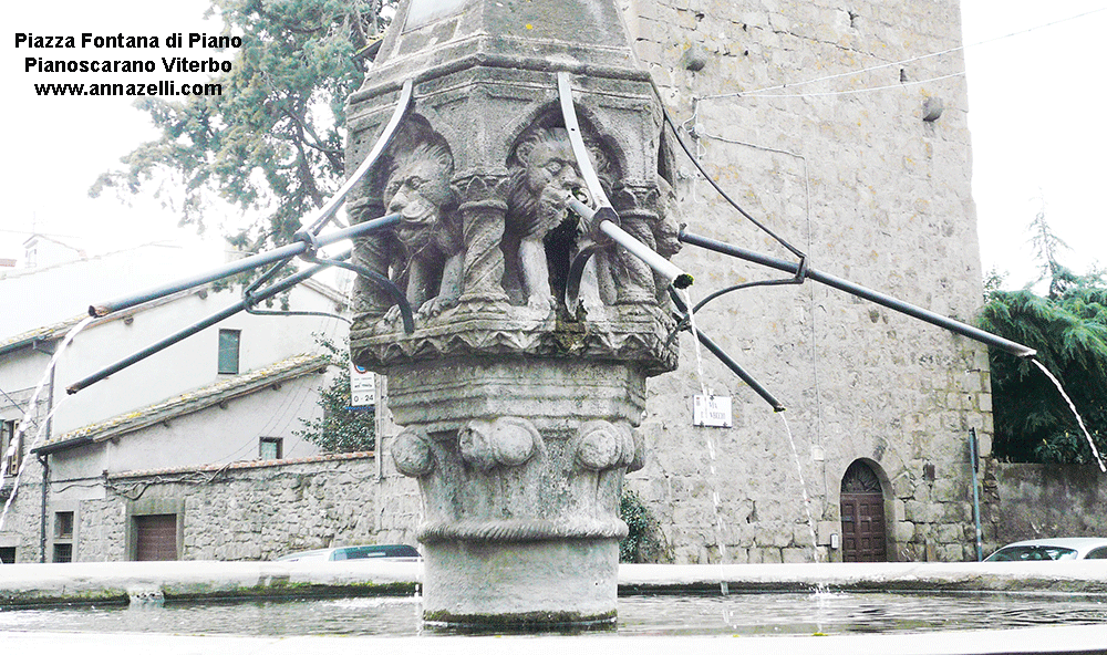 piazza fontana di piano viterbo