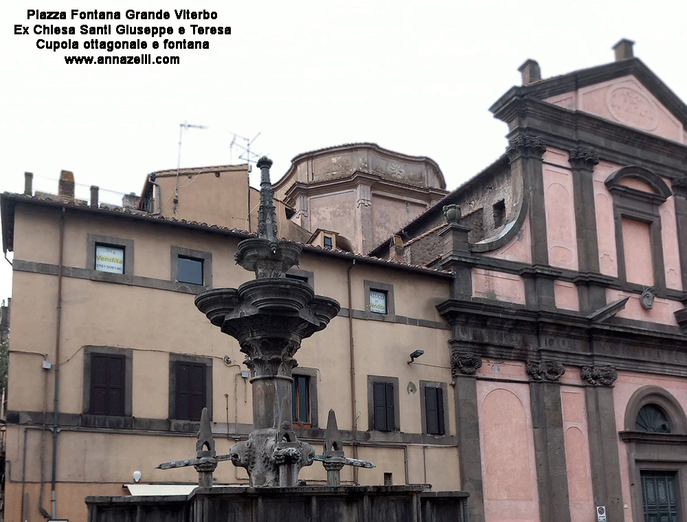 piazza fontana grande viterbo info e foto anna zelli