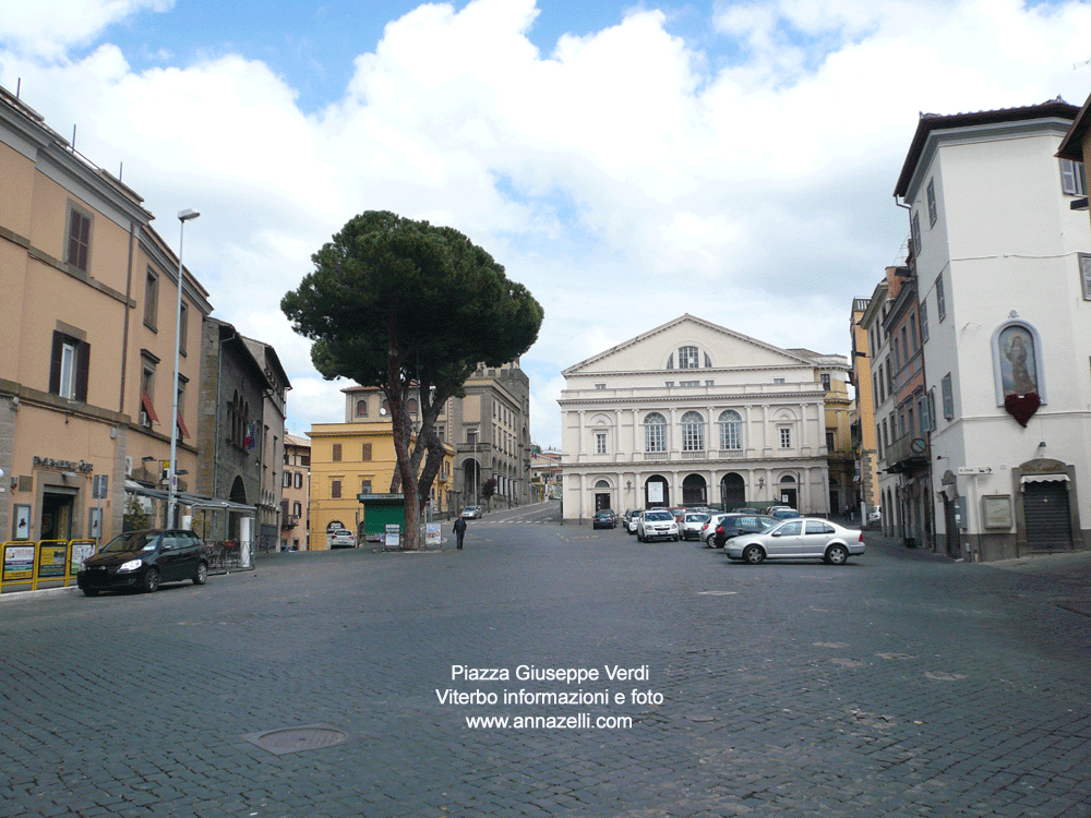 piazza verdi viterbo centro storico informazioni turistiche e fotografie anna zelli