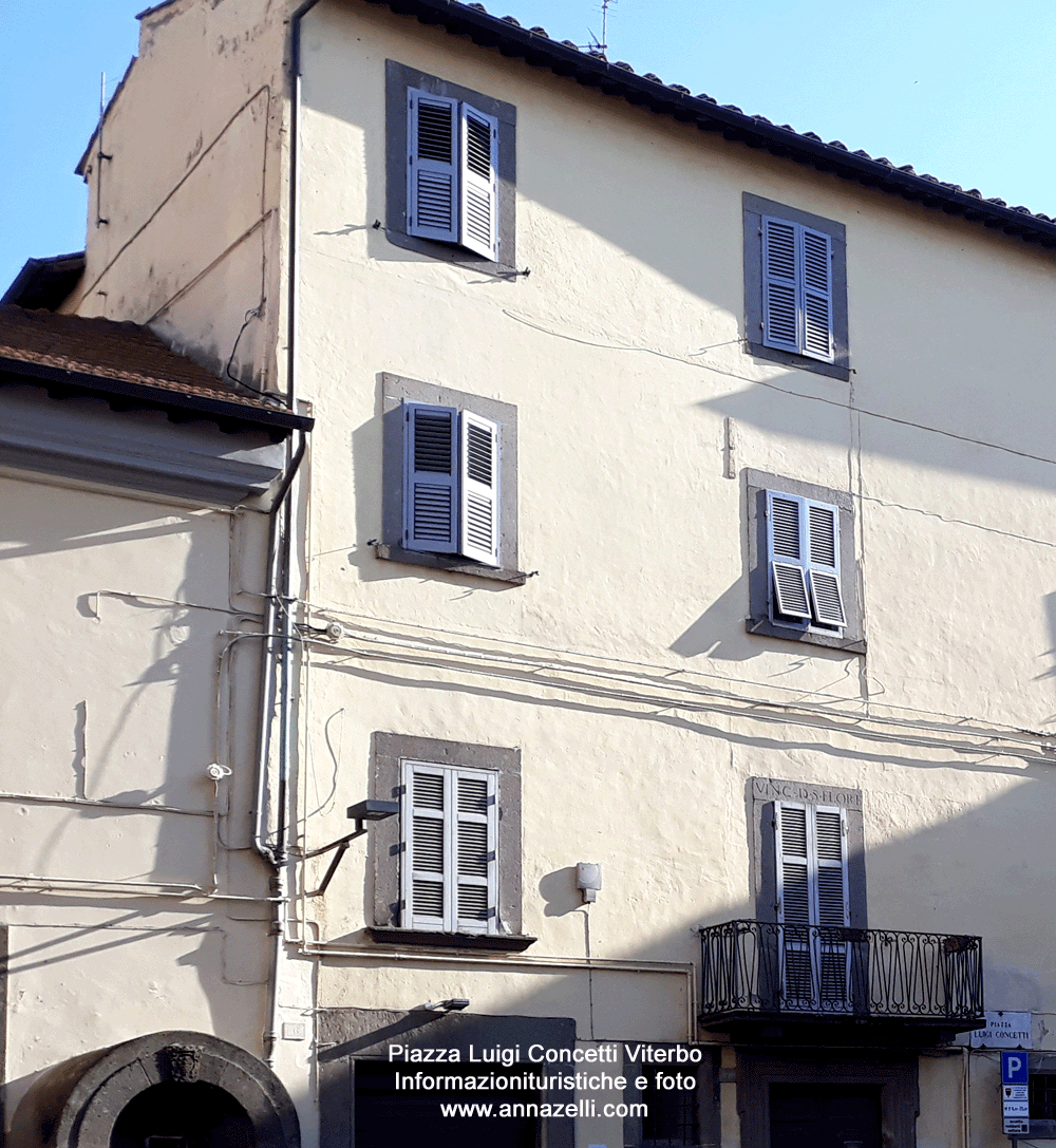 piazza luigi concetti viterbo centro storico info e foto anna zelli