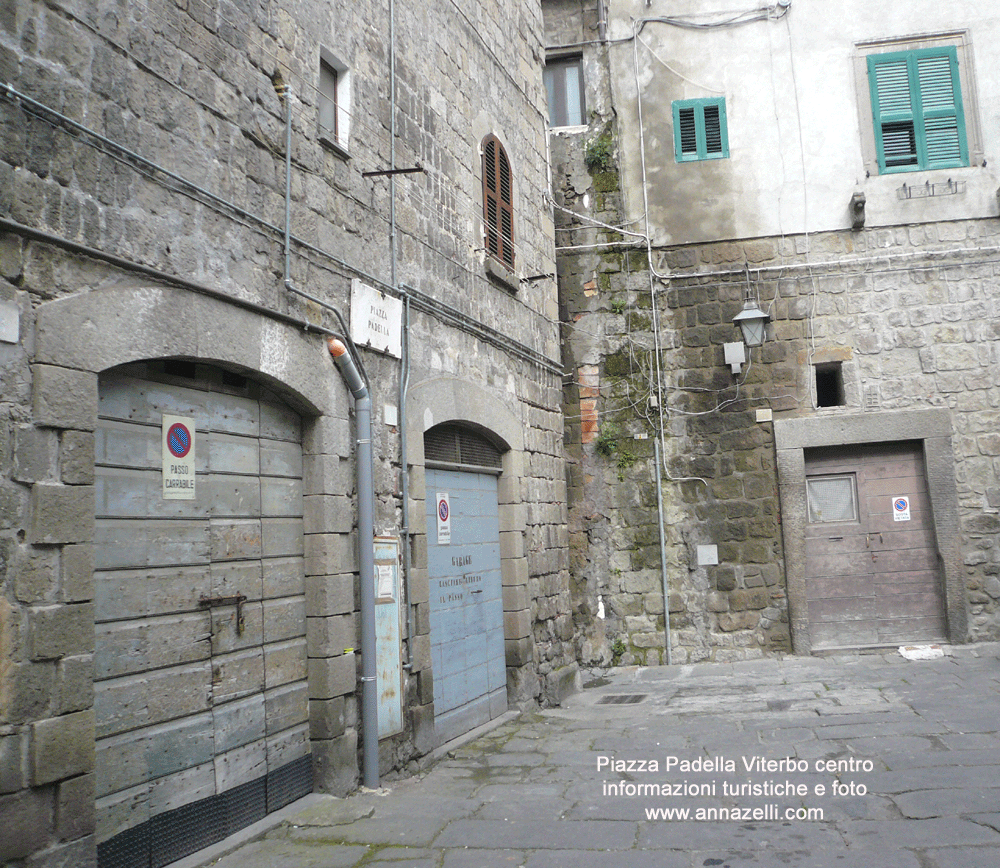 piazza padella viterbo centro storico info e foto anna zelli