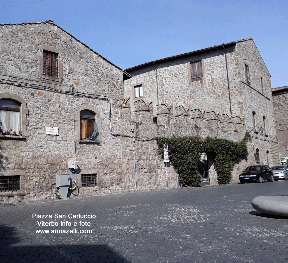 piazza san carluccio viterbo centro storico