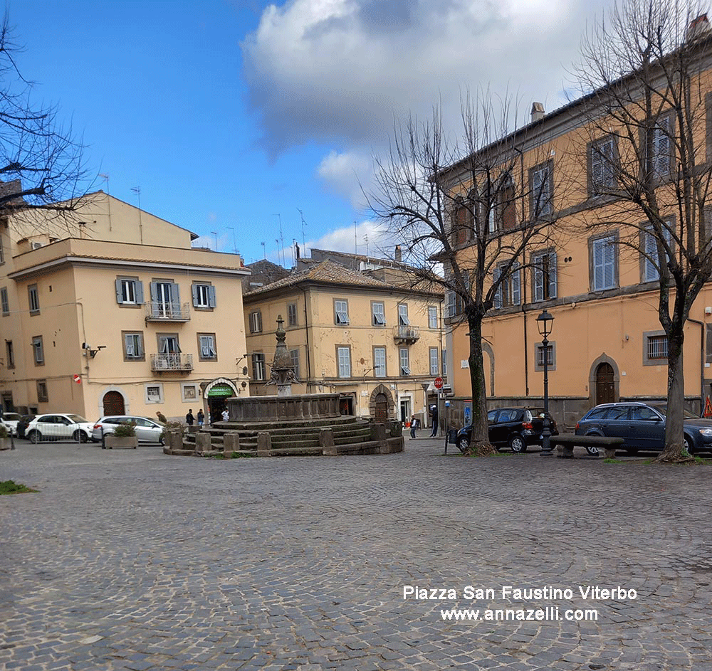 piazza san faustino viterbo centro info e foto anna zelli