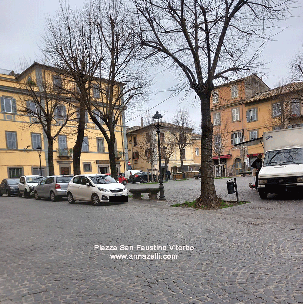 piazza san faustino viterbo centro info e foto anna zelli