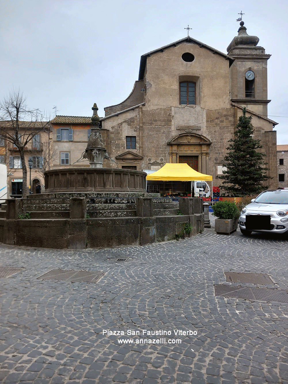 piazza san faustino viterbo info e foto anna zelli