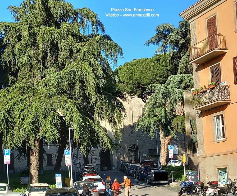 piazza san francesco viterbo info e foto anna zelli