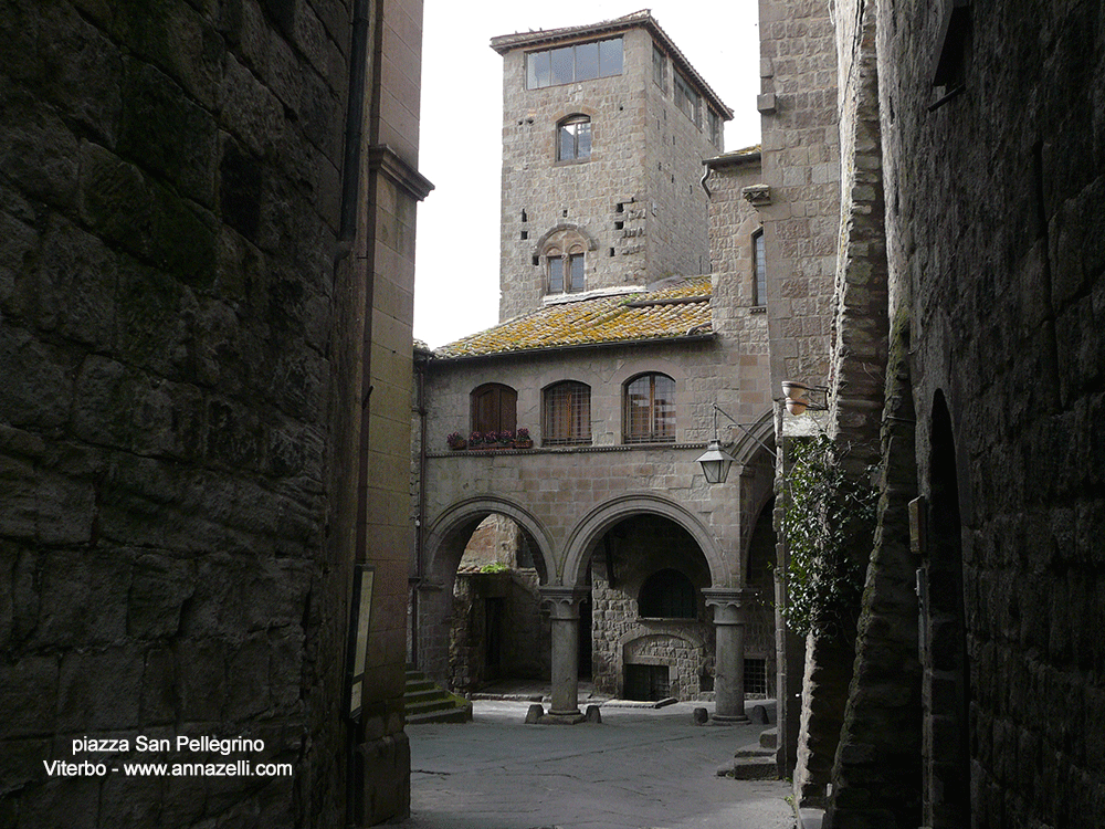 piazza san pellegrino viterbo info e foto anna zelli