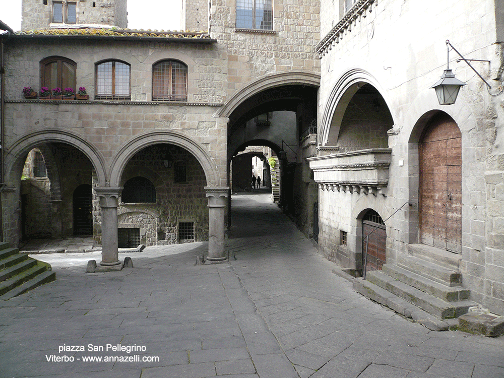 piazza san pellegrino viterbo info e foto anna zelli