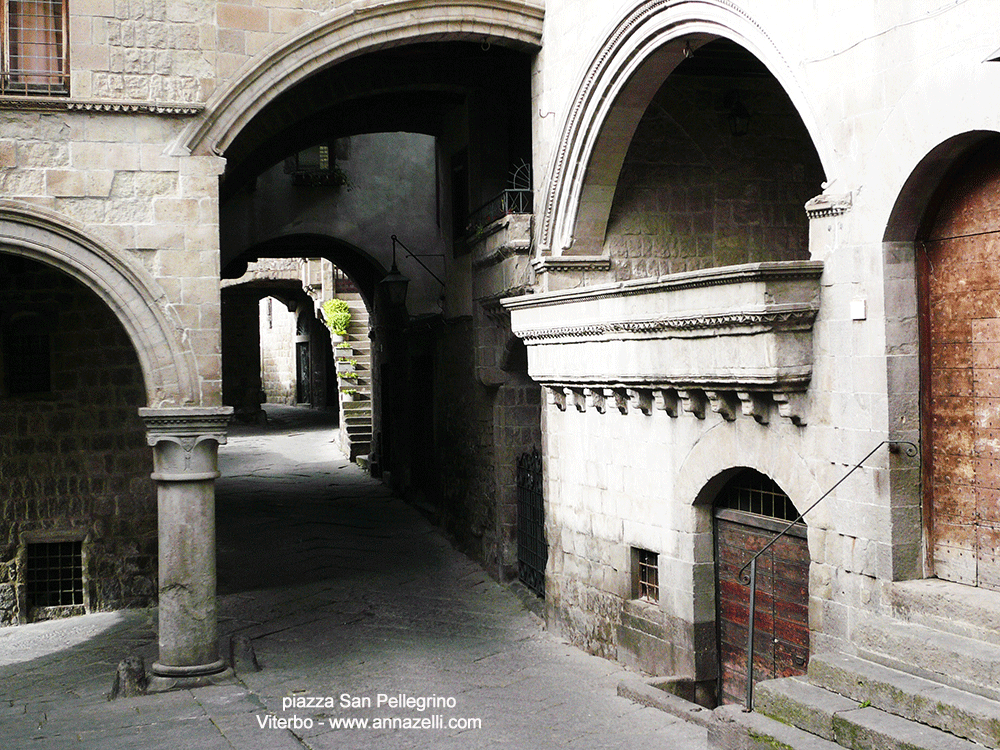 piazza san pellegrino viterbo info e foto anna zelli