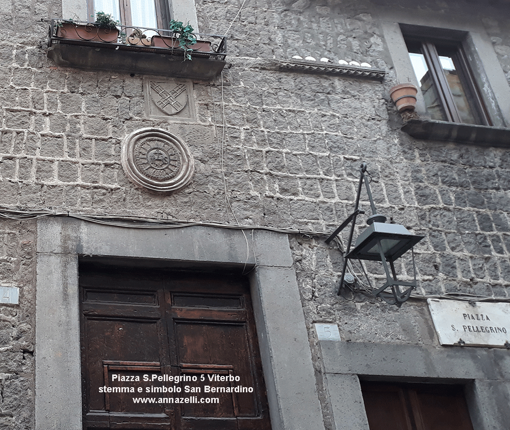 stemma e simbolo di san bernardino piazza san pellegrino 5 viterbo