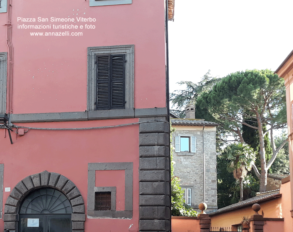 piazza san simeone viterbo centro storico info e foto anna zelli