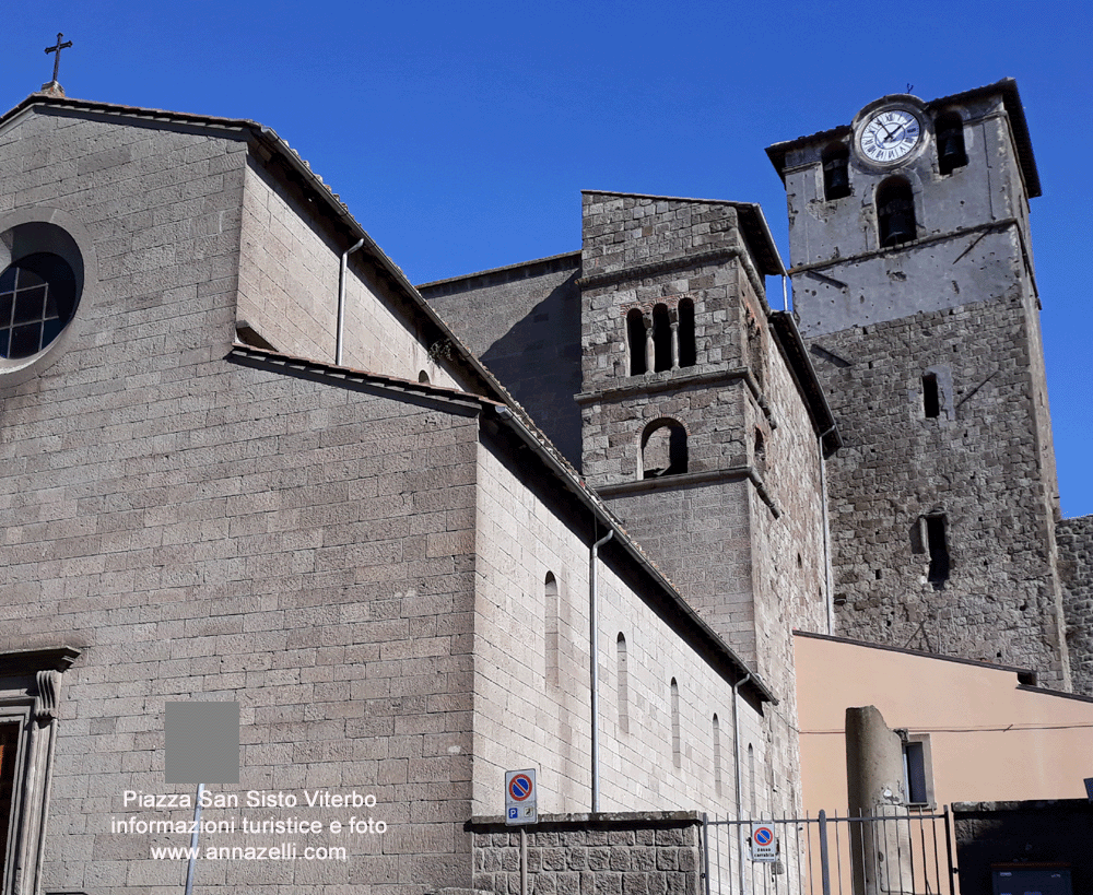 piazza san sisto viterbo centro storico info e foto anna zelli