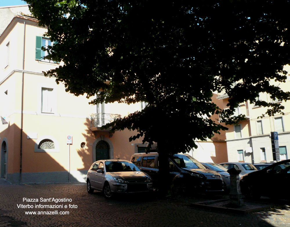 piazza sant'agostino viterbo centro storico info e foto anna zelli