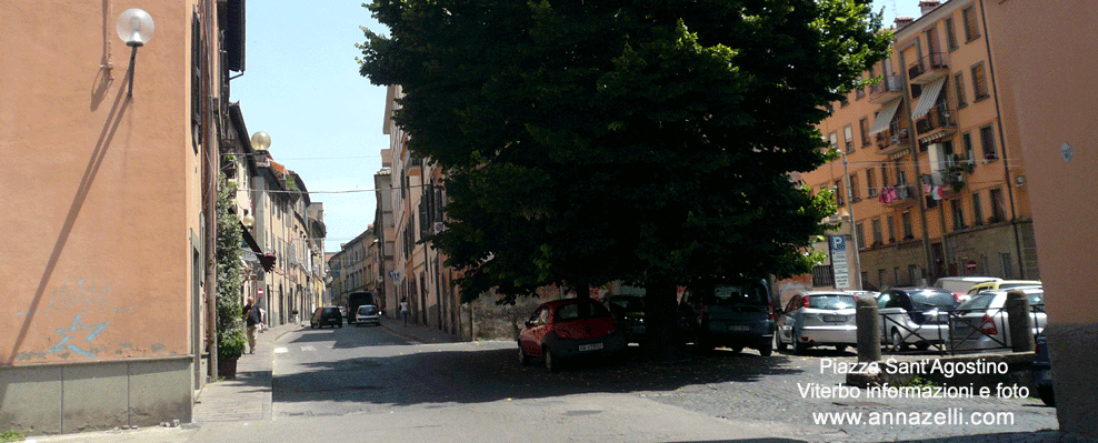 piazza sant'angostino viterbo informazioni turistiche e foto anna zelli