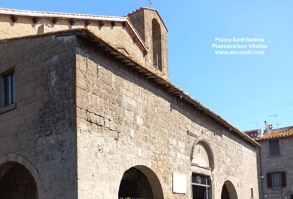 piazza sant'andrea pianoscarano viterbo fotografie info anna zelli