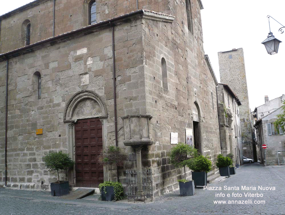 piazza santa maria nuova viterbo centro storico foto informazioni turistiche anna zelli