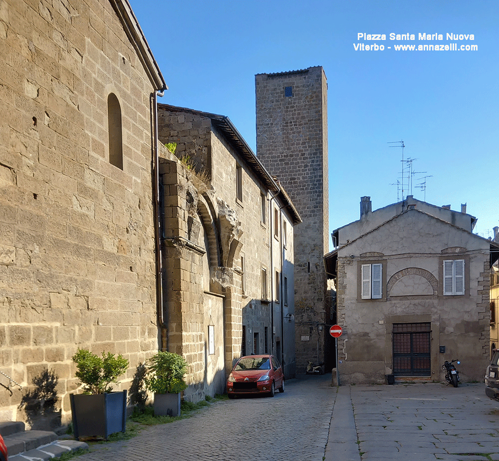 piazza santa maria nuova viterbo info e foto anna zelli