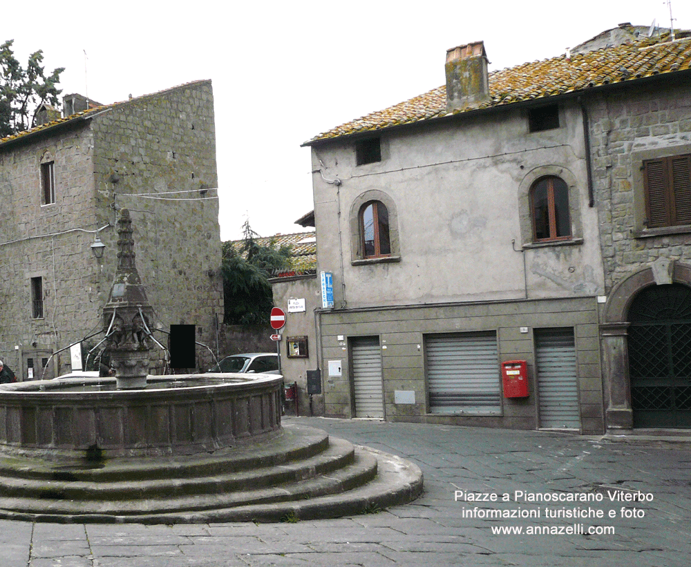 piazze a piano scarano viterbo centro info e foto anna zelli