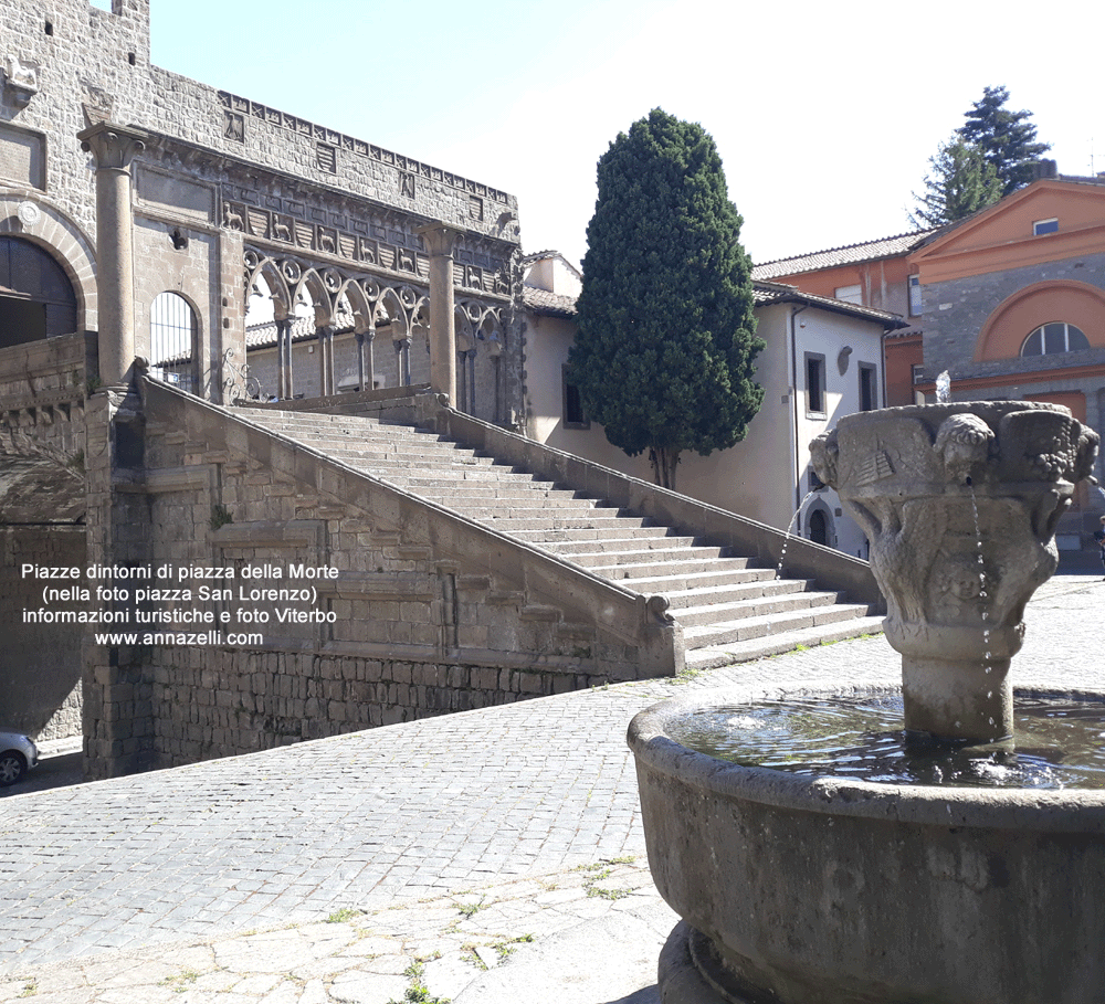 piazze dintorni piazza della morte viterbo info e foto anna zelli