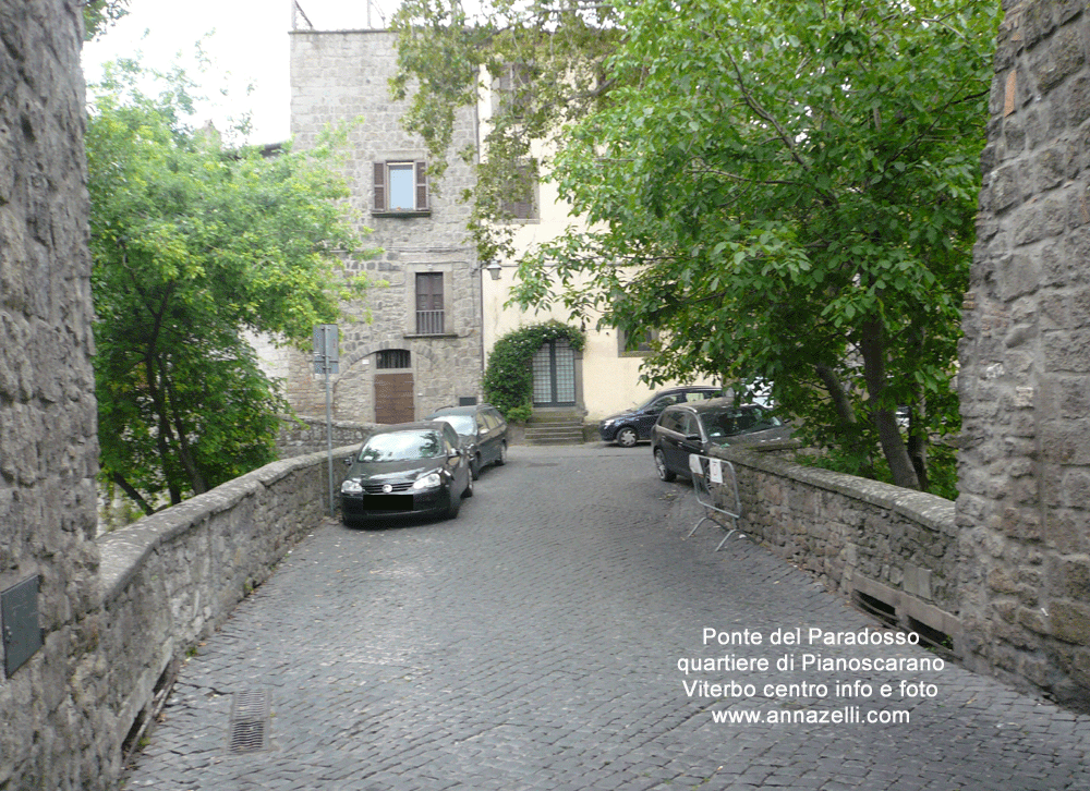 ponte del paradosso quartiere pianoscarano viterbo centro info e foto anna zelli